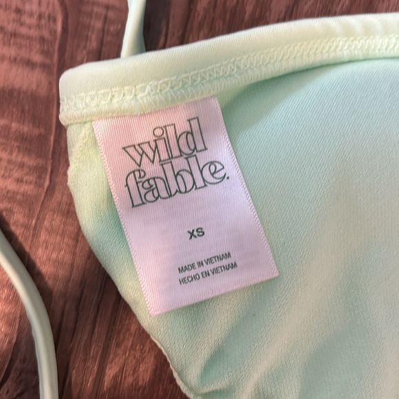 Swim Bikini Top Mint Green Poshmark
